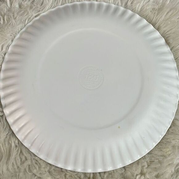 One Hundred 80 Degrees Bicycle 4 Melamine Paper Plate Look 9" Mary Lake Thompso - Picture 10 of 11